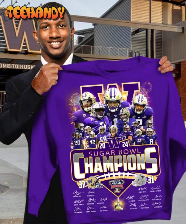 Huskies 2024 Sugar Bowl Champions Shirt