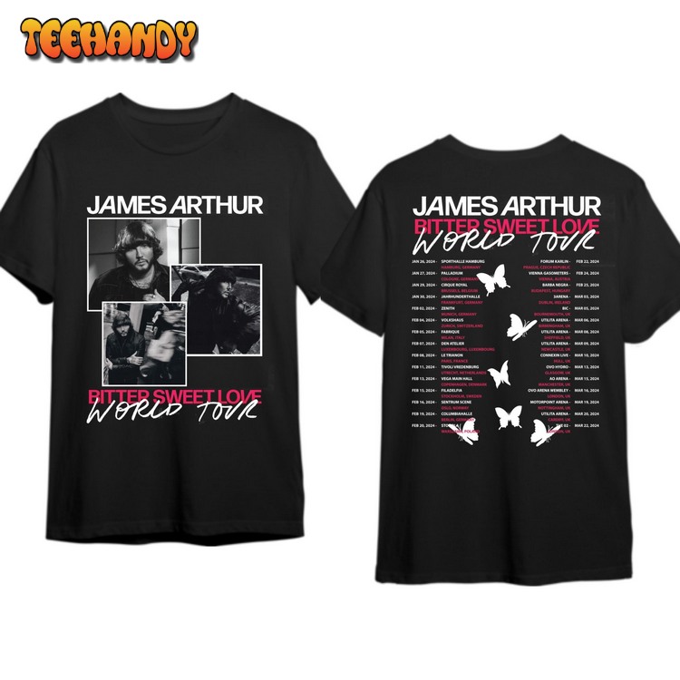 James Arthur Tour Shirt, James Arthur Merch Unisex Sweatshirt