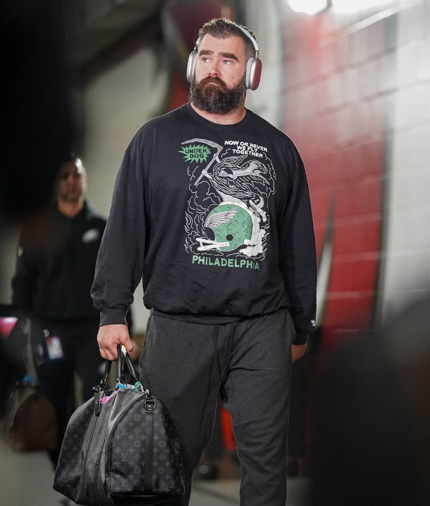 Jason Kelce Under Dog Now Or Never We Fly Together Philadelphia Sweatshirt