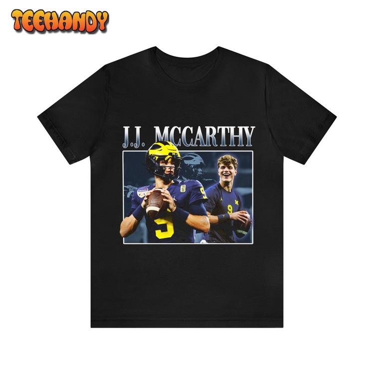 JJ McCARTHY University of Michigan Quarterback T Shirt