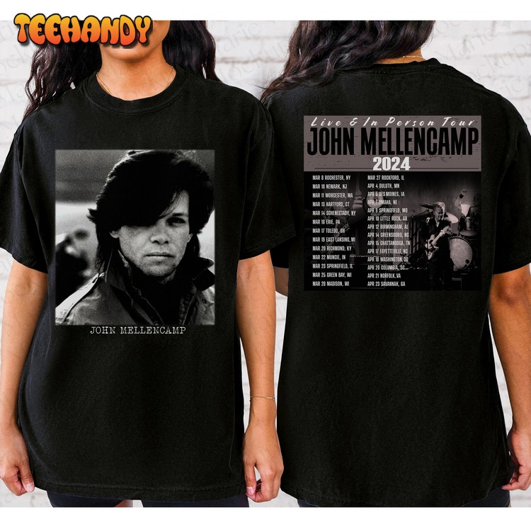John Mellencamp Live And In Person Tour 2024 Shirt