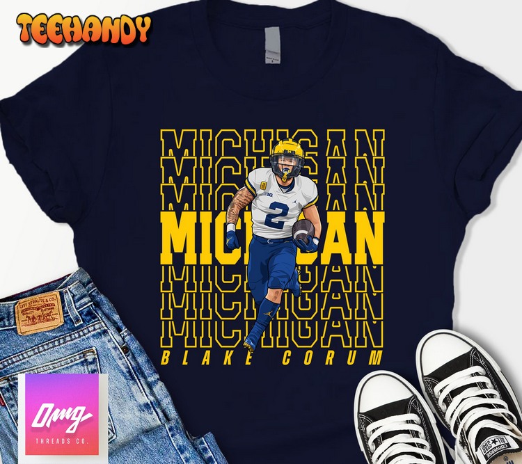 Michigan Retro Style Shirt, Blake Corum College Football Unisex Sweatshirt