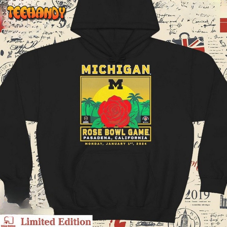 Michigan Wolverines Rose Bowl Game Hoodie Back To Back Sweatshirt