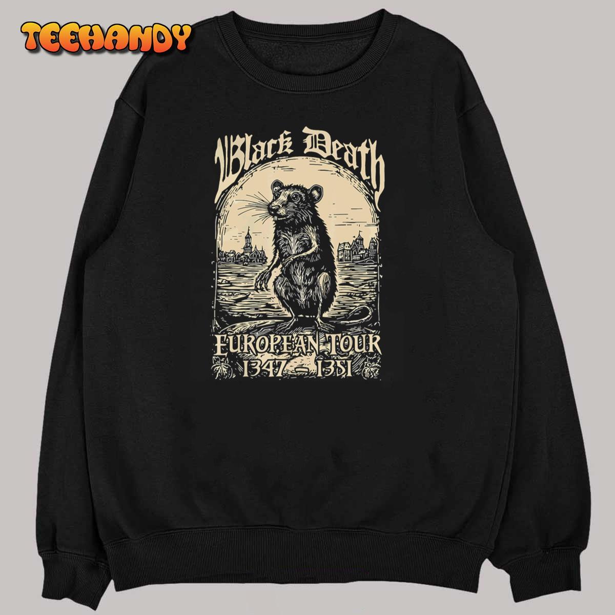 Mouse Black Death European Tour 1347 1351 T-Shirt