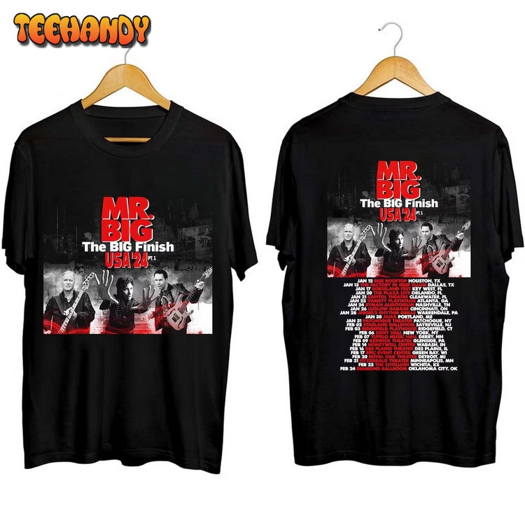 Mr Big The Big Finish Tour 2024 Shirt, Mr Big 2024 Concert Unisex Sweatshirt