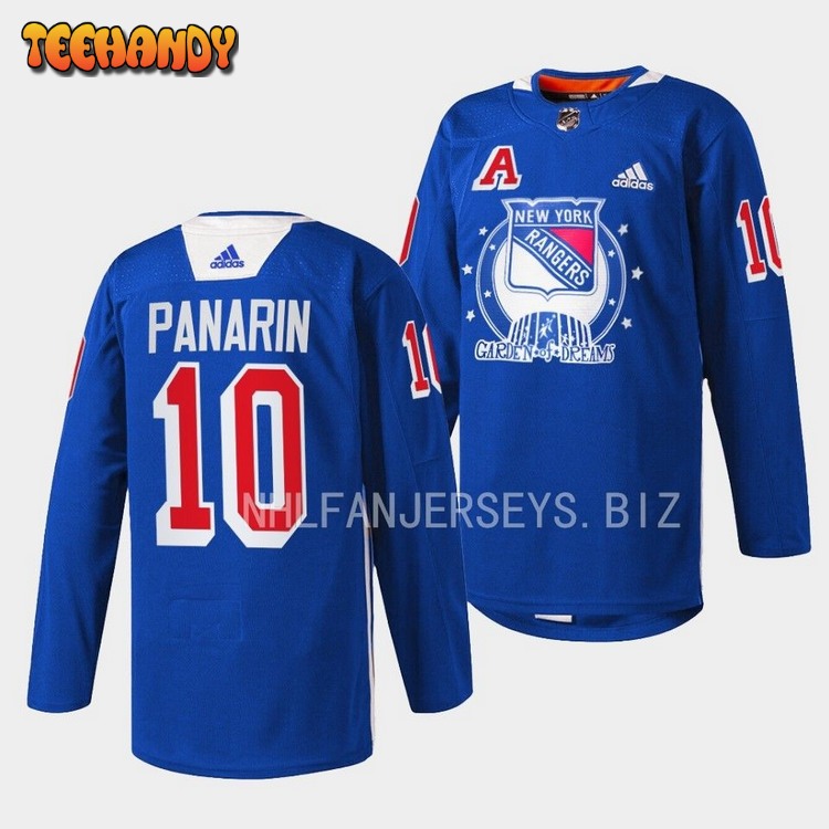 New York Rangers Artemi Panarin Garden of Dreams Blue Jersey