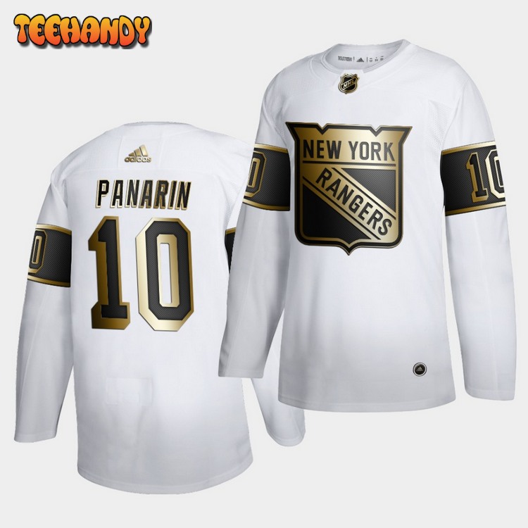 New York Rangers Artemi Panarin White Golden Edition Jersey