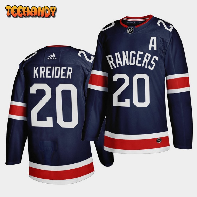 New York Rangers Chris Kreider Reverse Navy Jersey