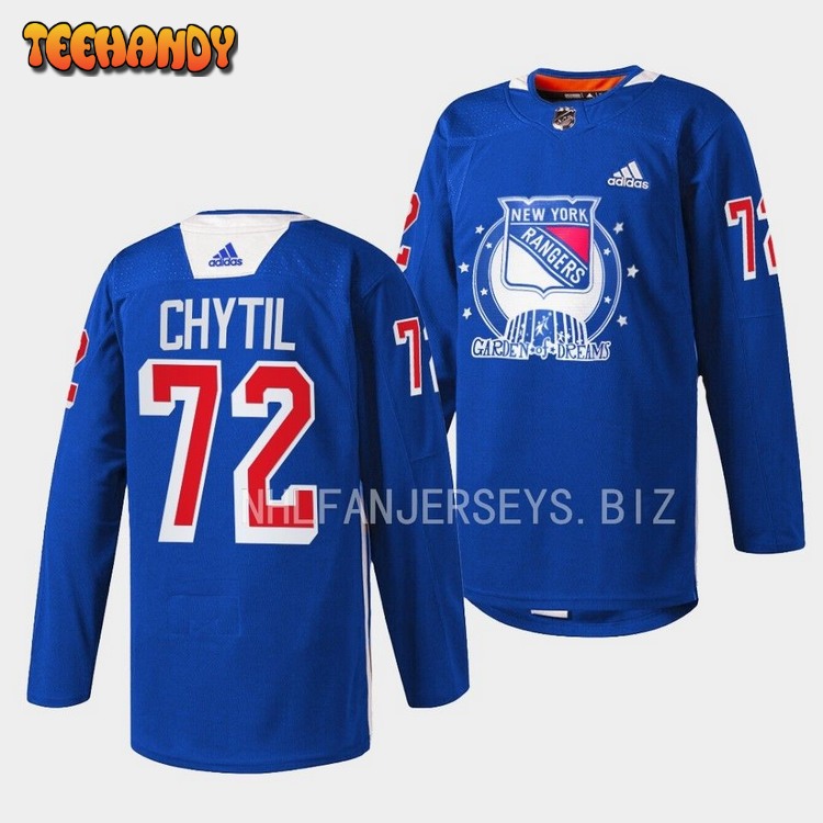 New York Rangers Filip Chytil Garden of Dreams Blue Jersey