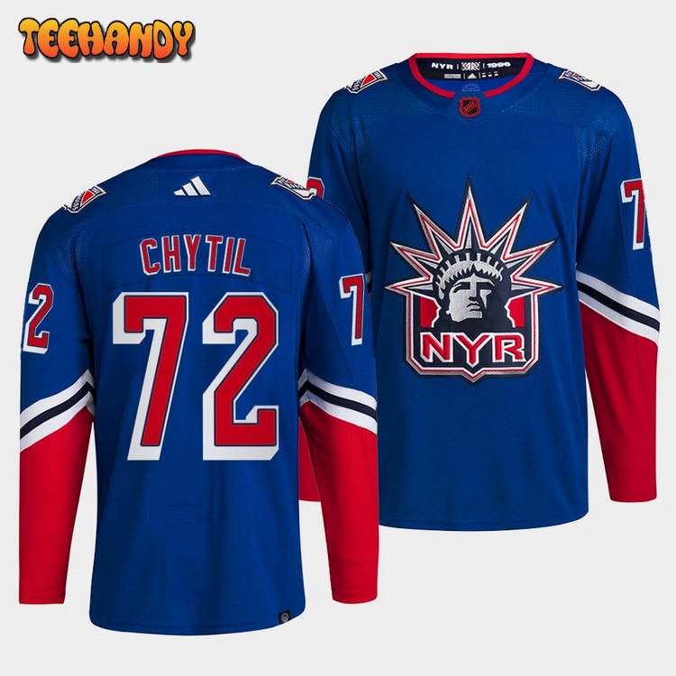 New York Rangers Filip Chytil Reverse Blue Jersey