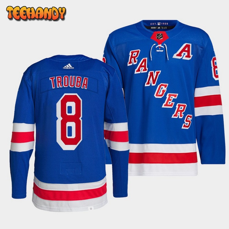 New York Rangers Jacob Trouba Home Blue Jersey