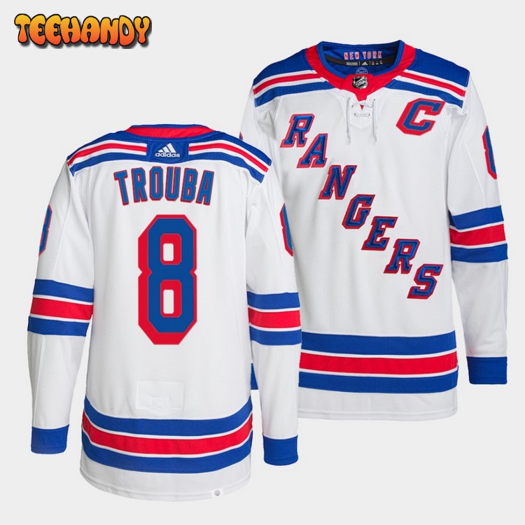 New York Rangers Jacob Trouba Primegreen White Jersey