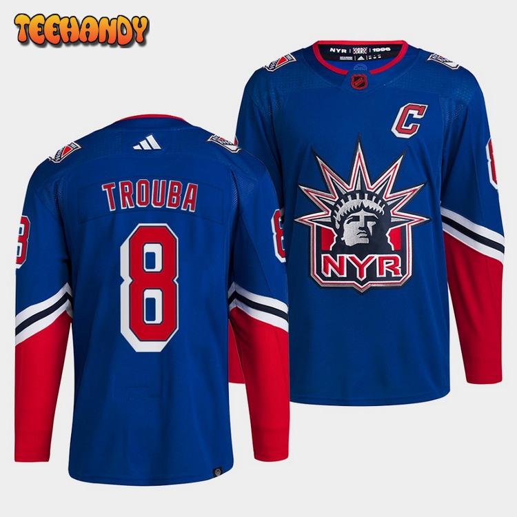 New York Rangers Jacob Trouba Reverse Blue Jersey