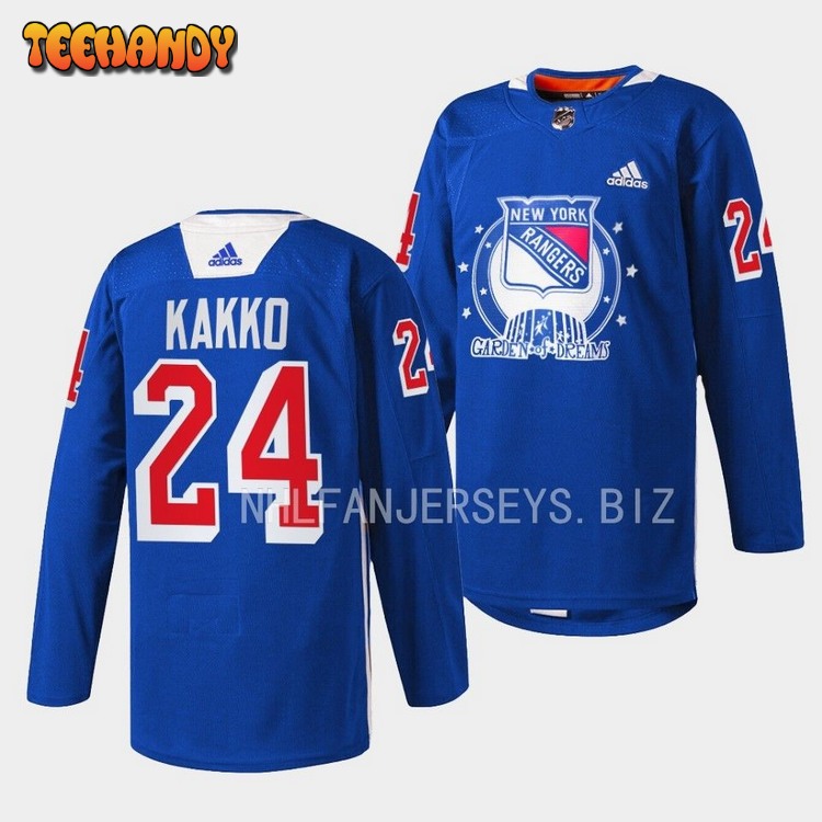 New York Rangers Kaapo Kakko Garden of Dreams Blue Jersey
