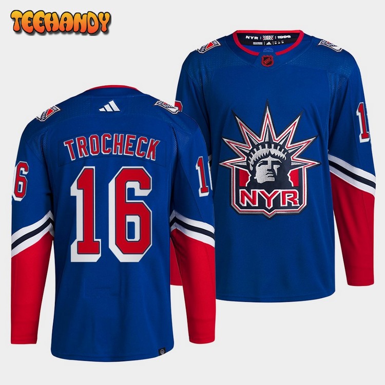 New York Rangers Vincent Trocheck Reverse Blue Jersey