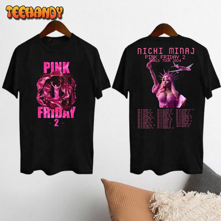 Nicki Minaj Pink Friday 2 Shirt, Pink Friday 2 Nicki Minaj Tour 2024 Unisex Sweatshirt