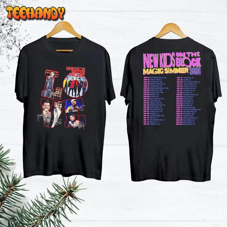 NKOTB 2024 Tour Shirt, New Kids on the Block The Magic Summer Tour Shirt