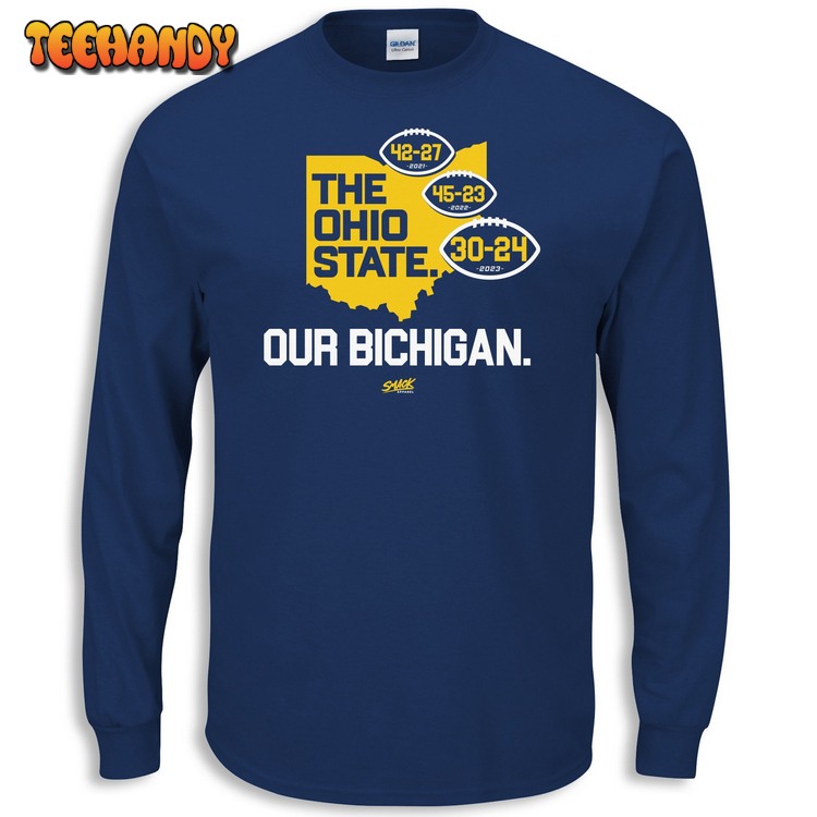 Our Bichigan (Anti-OSU) Score Shirt T-Shirt for Michigan College Fans Shirt