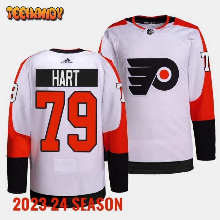 Philadelphia Flyers Carter Hart 2023 2024 Away White Jersey