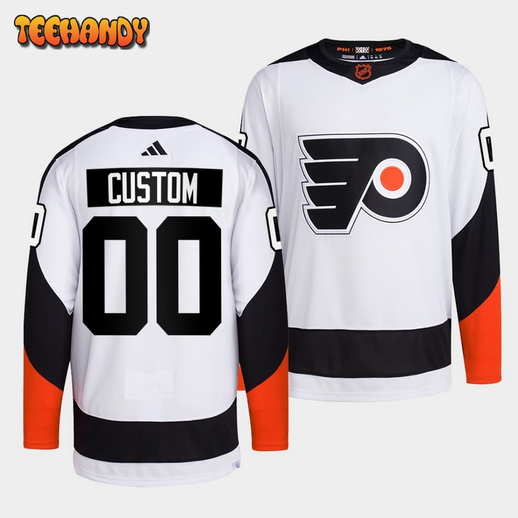 Philadelphia Flyers Custom Reverse White Jersey
