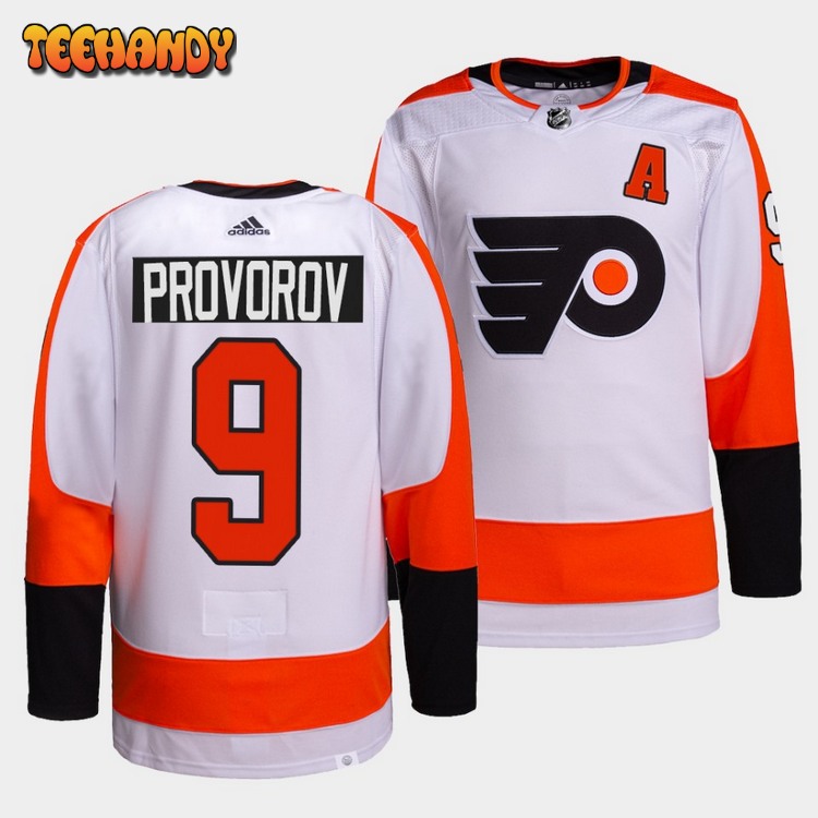 Philadelphia Flyers Ivan Provorov White Jersey Away