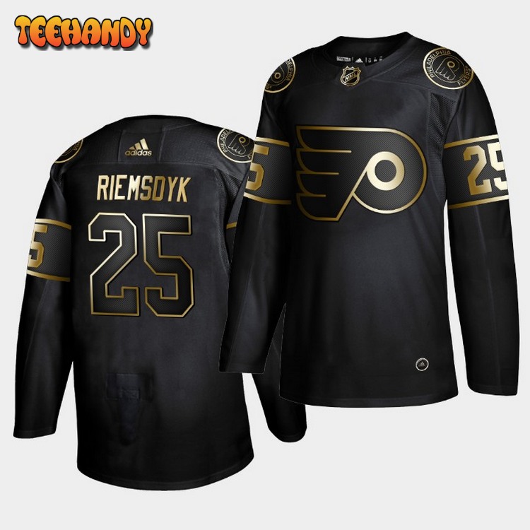 Philadelphia Flyers James van Riemsdyk Golden Edition Black Jersey