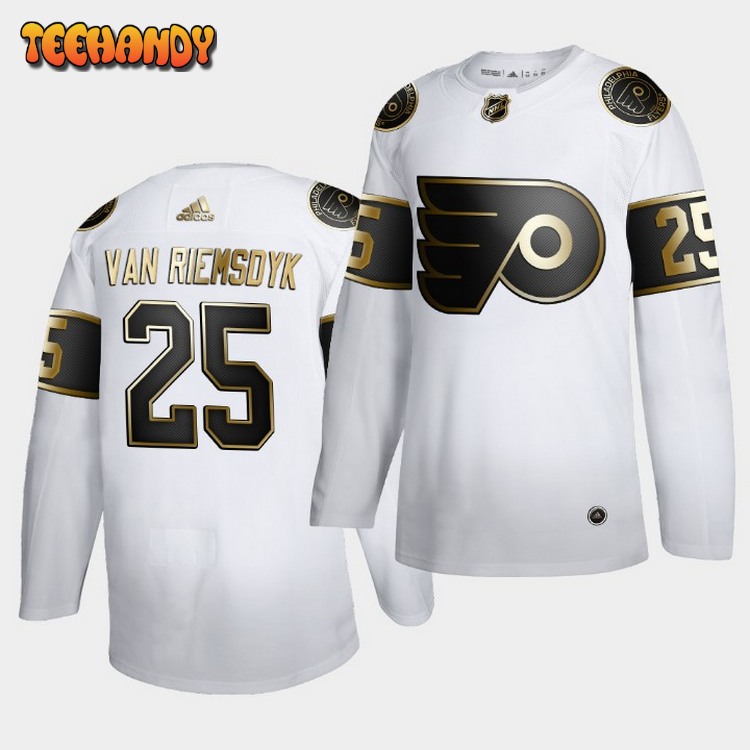 Philadelphia Flyers James van Riemsdyk Golden Edition White Jersey