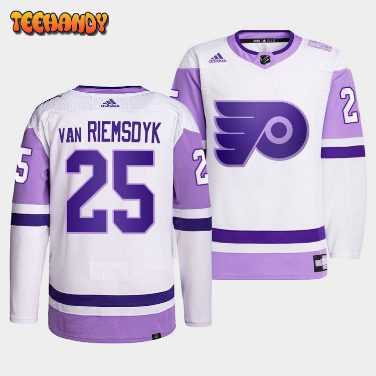 Philadelphia Flyers James van Riemsdyk HockeyFightsCancer White Jersey