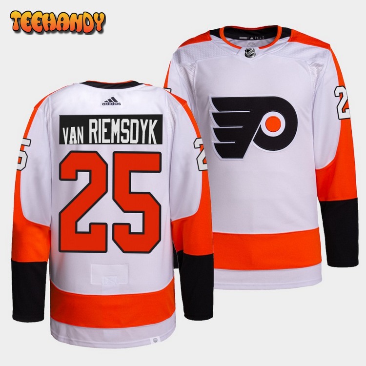 Philadelphia Flyers James van Riemsdyk White Jersey Away