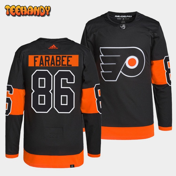 Philadelphia Flyers Joel Farabee Alternate Black Jersey