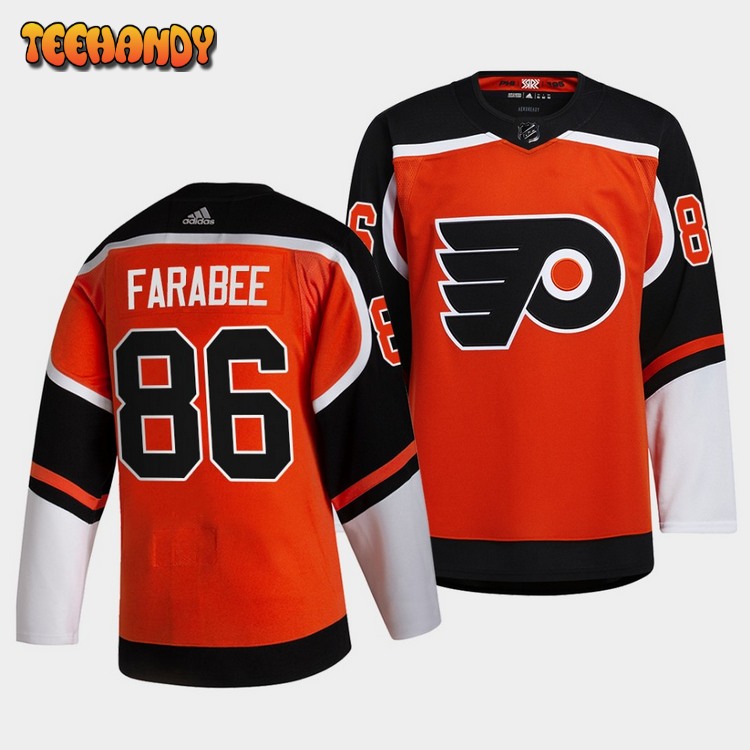 Philadelphia Flyers Joel Farabee Reverse Orange Jersey