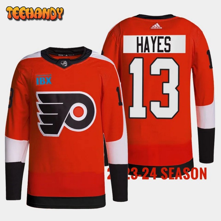 Philadelphia Flyers Kevin Hayes 2023 2024 Home Burnt Orange Jersey