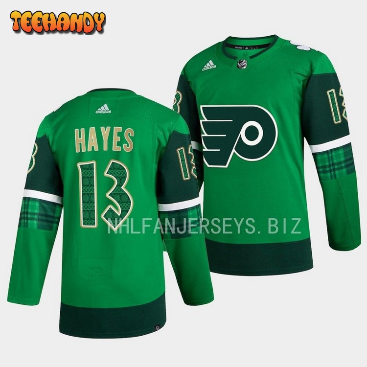 Philadelphia Flyers Kevin Hayes 2023 St. Patricks Day Green Jersey