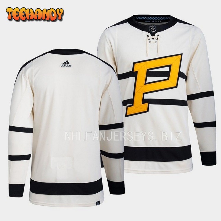 Pittsburgh Penguins Blank 2023 Winter Classic Cream Jersey