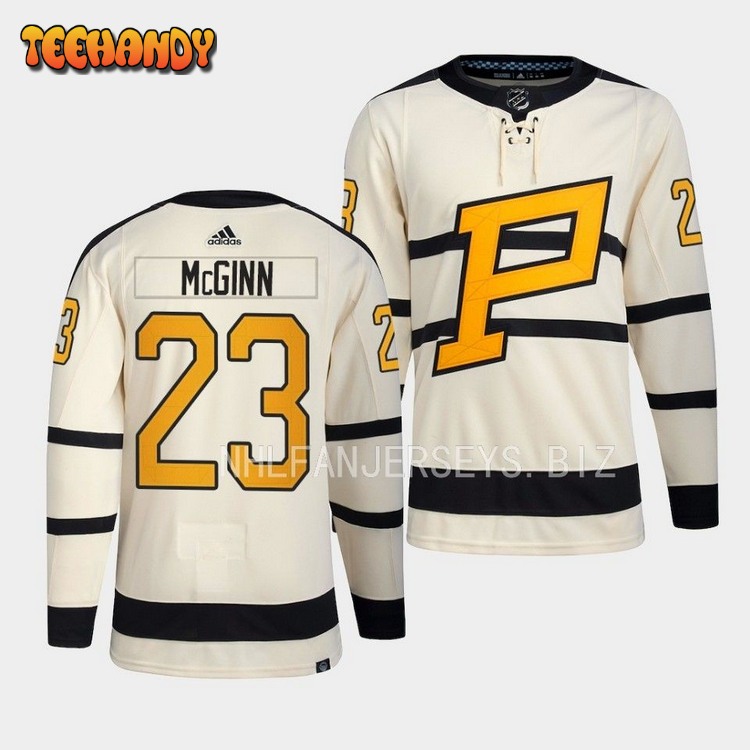 Pittsburgh Penguins Brock McGinn 2023 Winter Classic Cream Jersey