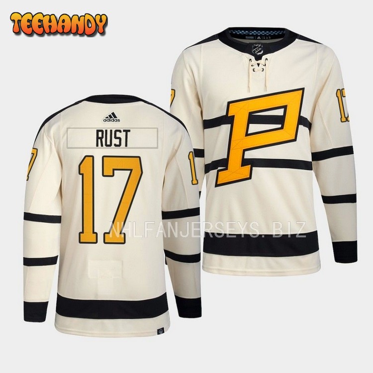 Pittsburgh Penguins Bryan Rust 2023 Winter Classic Cream Jersey