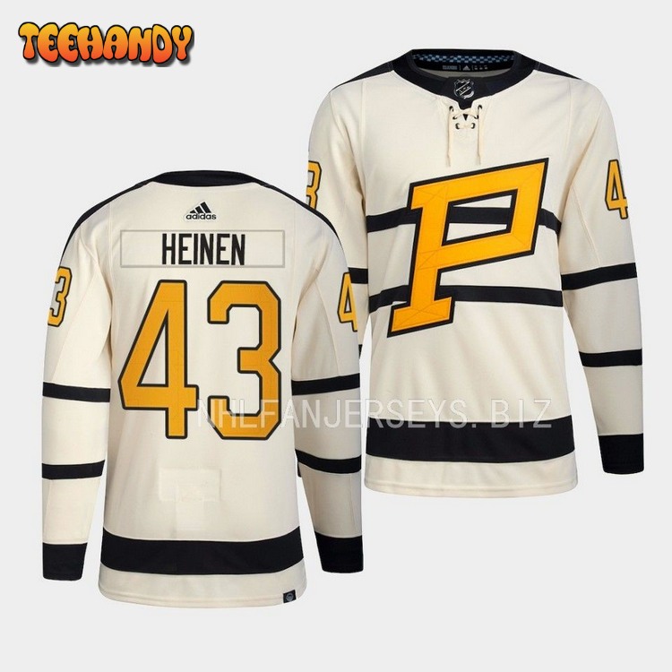 Pittsburgh Penguins Danton Heinen 2023 Winter Classic Cream Jersey