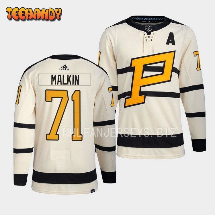 Pittsburgh Penguins Evgeni Malkin 2023 Winter Classic Cream Jersey