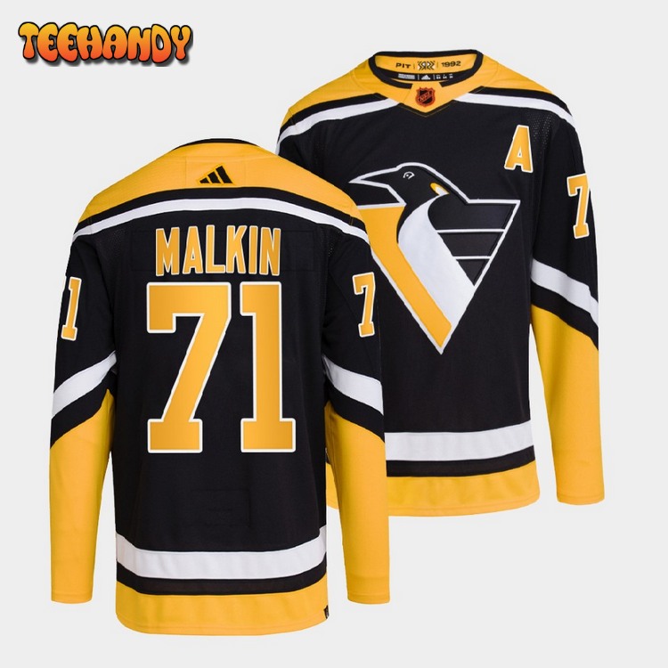 Pittsburgh Penguins Evgeni Malkin Reverse Black Jersey