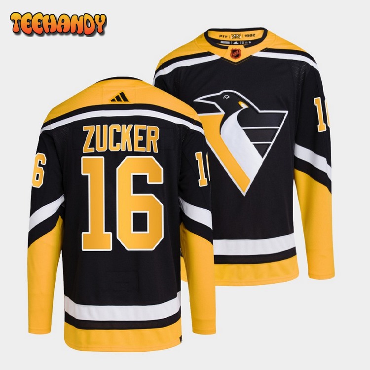 Pittsburgh Penguins Jason Zucker Reverse Black Jersey