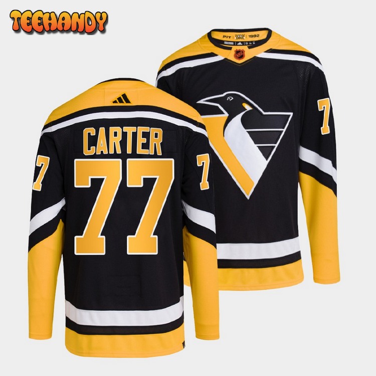 Pittsburgh Penguins Jeff Carter Reverse Black Jersey