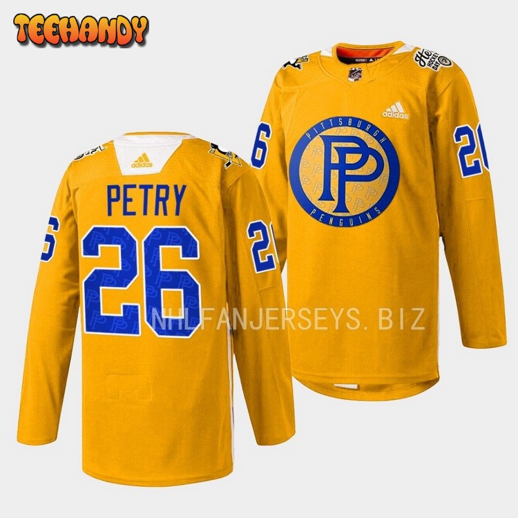 Pittsburgh Penguins Jeff Petry 2023 Pennies-inspired Yellow Special Jersey