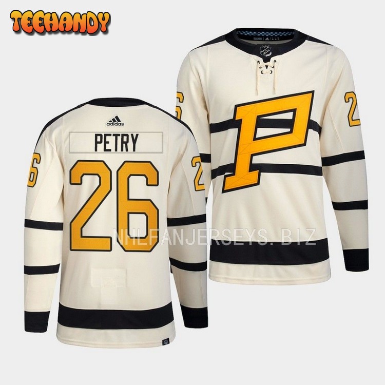 Pittsburgh Penguins Jeff Petry 2023 Winter Classic Cream Jersey