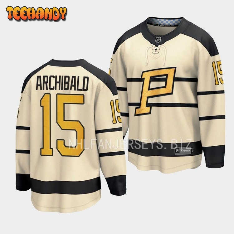 Pittsburgh Penguins Josh Archibald 2023 Winter Classic Cream Jersey