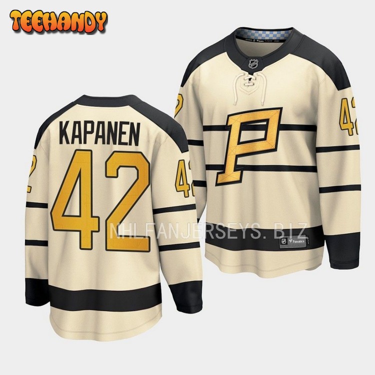 Pittsburgh Penguins Kasperi Kapanen 2023 Winter Classic Cream Jersey