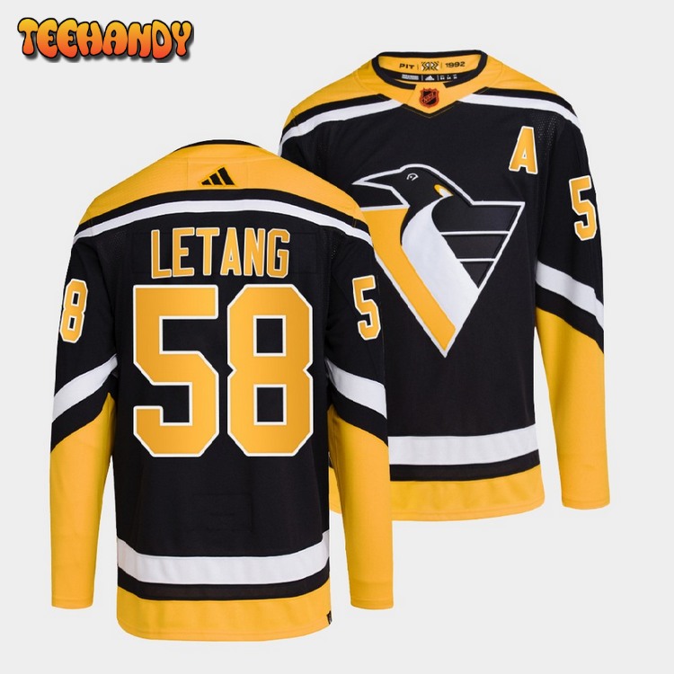 Pittsburgh Penguins Kris Letang Reverse Black Jersey