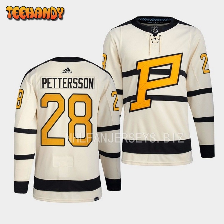 Pittsburgh Penguins Marcus Pettersson 2023 Winter Classic Cream Jersey