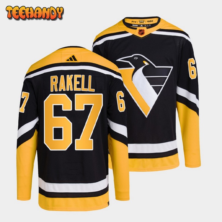 Pittsburgh Penguins Rickard Rakell 2022 Reverse Black Jersey