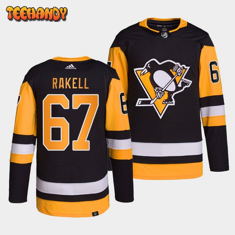 Pittsburgh Penguins Rickard Rakell Home Black Jersey