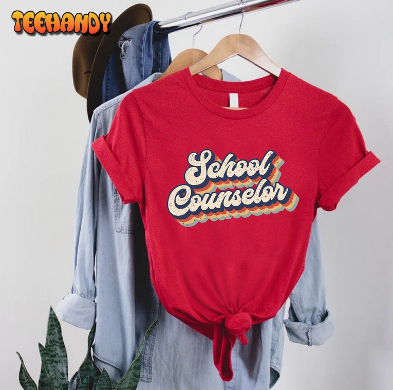 Retro School Counselor Shirt, School Counselor Gift, Back To School Shirt